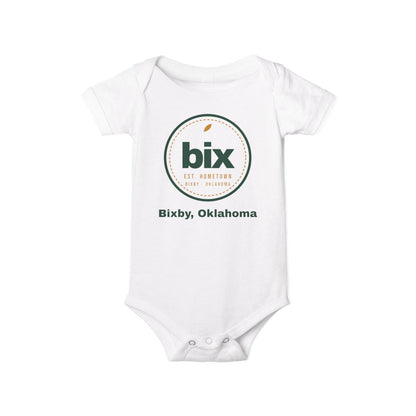 bix Stamp Bixby, Oklahoma Baby Bodysuit