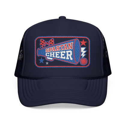 Spartan Cheer Embroidered Foam Trucker Hat