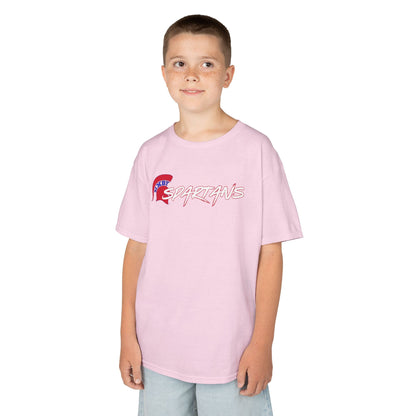 Spartans Red Logo Youth Gildan Tee