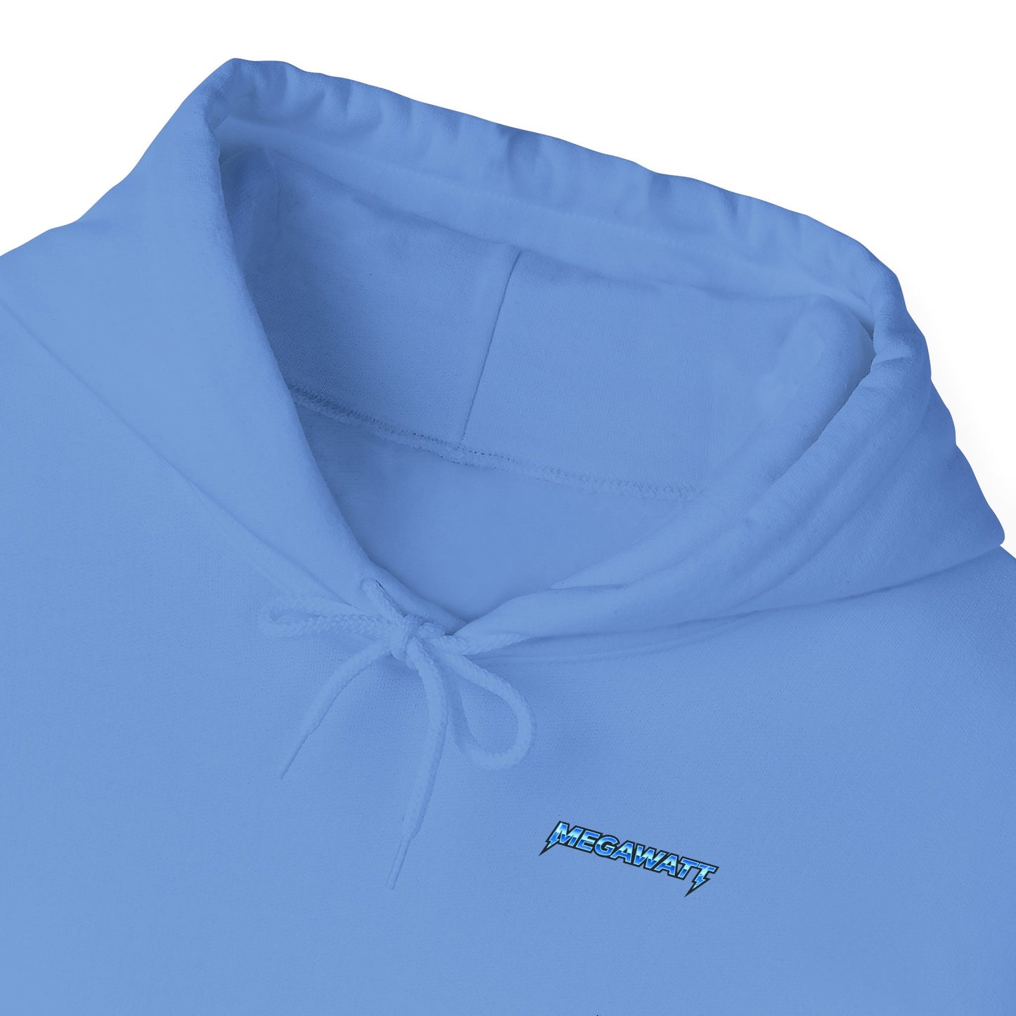 RV Megawatt Hoodie — Retro Camper Graphic Pullover with Sponsor Sleeve Logos