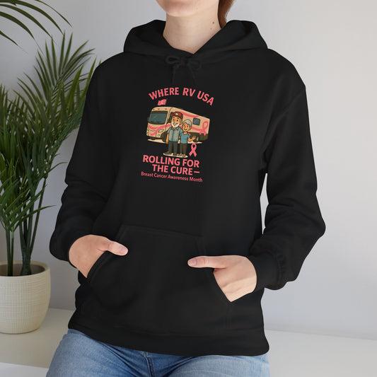 Where RV USA Breast Cancer Awareness Gildan Hoodie