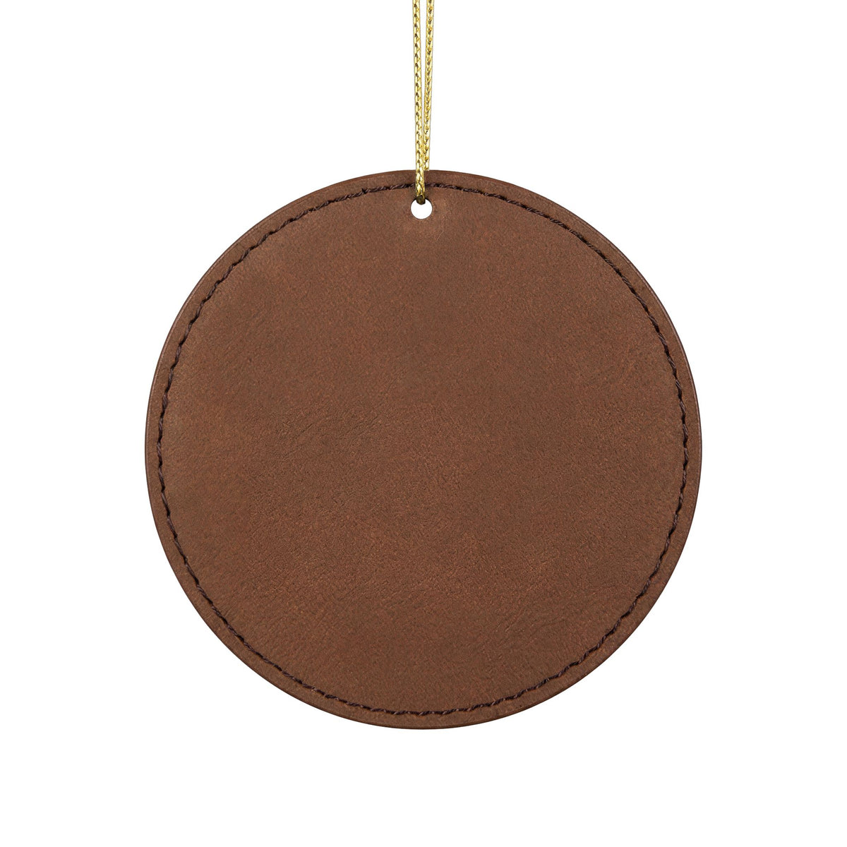 Bixby Garden Script Engraved Leatherette Ornament