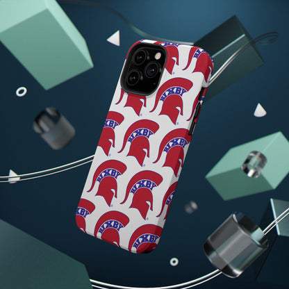 Bixby Spartan Red Logo Impact Resistant iPhone Case