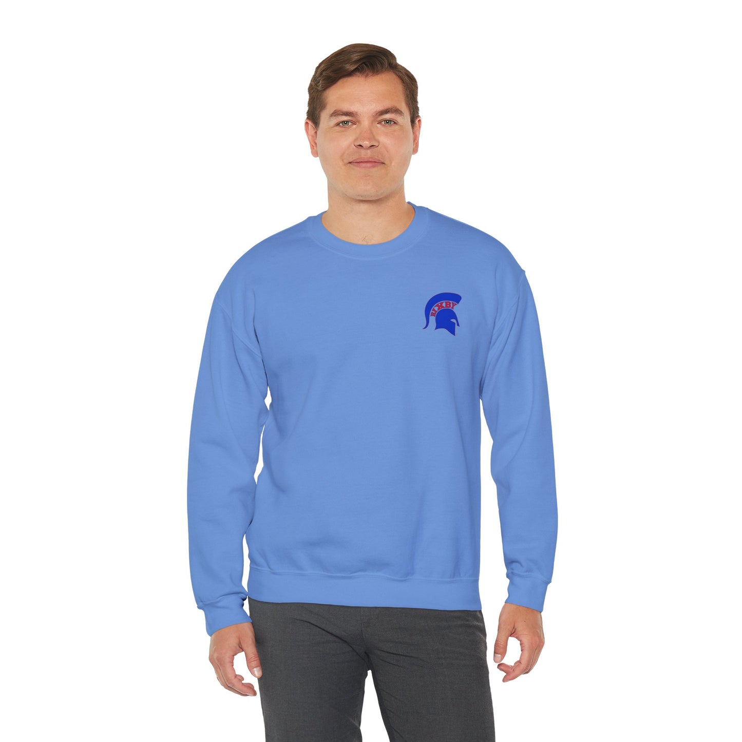 Spartan Blue Logo Gildan Sweatshirt