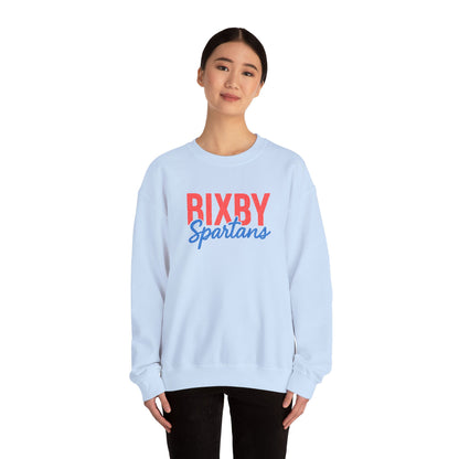 Bixby Spartans Embroidered Gildan Sweatshirt