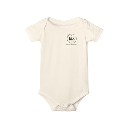 bix Stamp Bixby, Oklahoma Left-Chest Baby Bodysuit