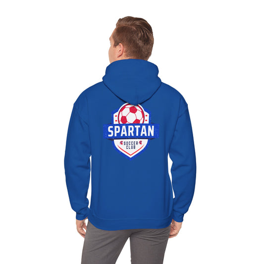 Spartan Soccer Club Distressed Crest Gildan Hoodie
