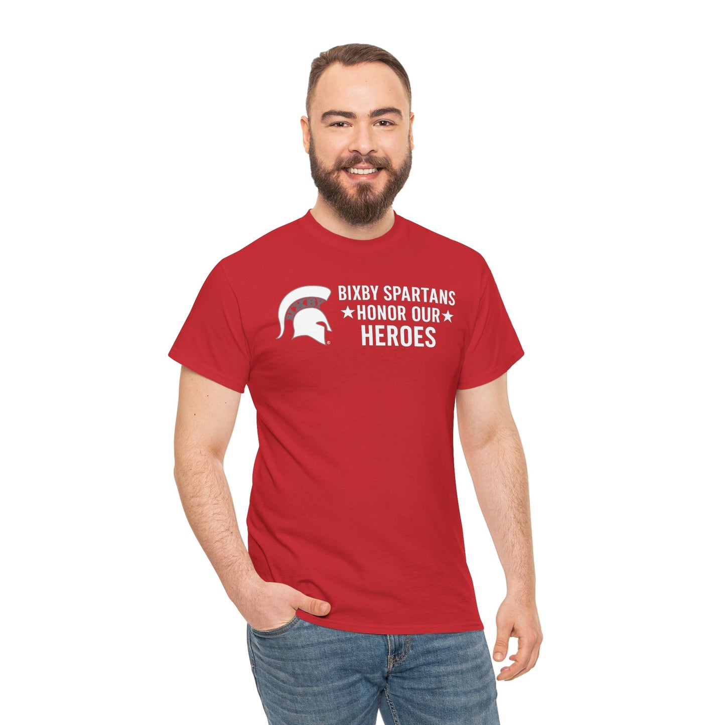 Spartans Honor Our Heroes Military Appreciation Gildan Tee