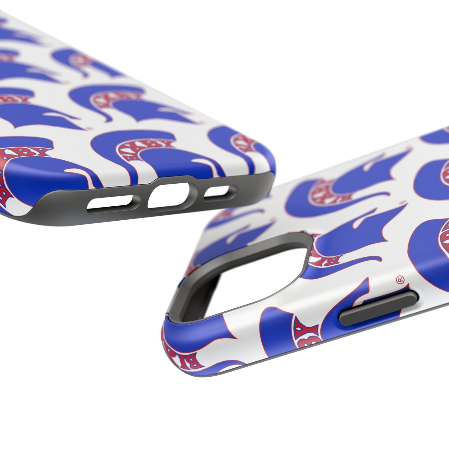 Bixby Spartan Blue Logo Impact Resistant iPhone Case