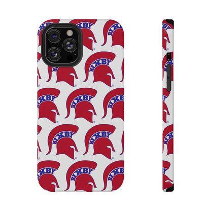 Bixby Spartan Red Logo Impact Resistant iPhone Case