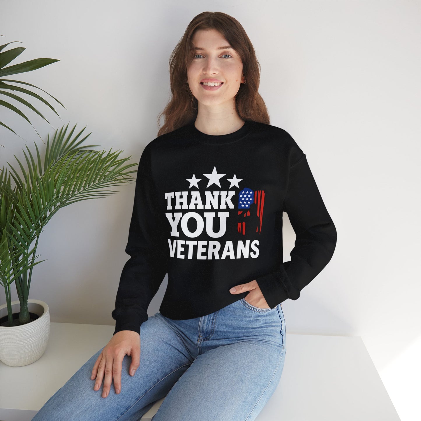 Thank You Veterans Gildan Sweatshirt