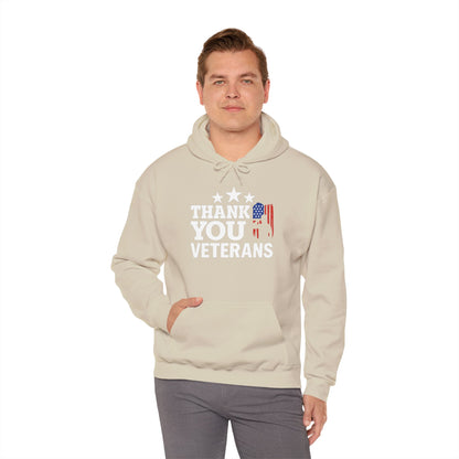 Thank You Veterans Gildan Hoodie