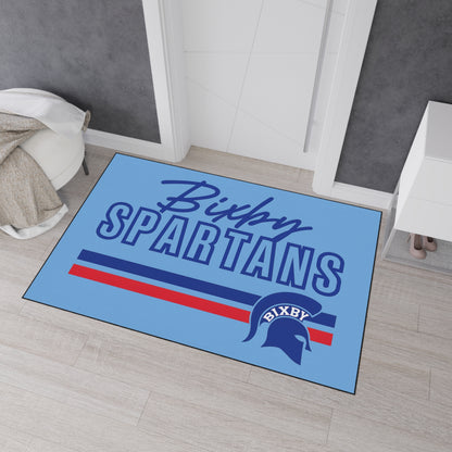 Bixby Spartans Heavy Duty Rubber Backed Floor Mat