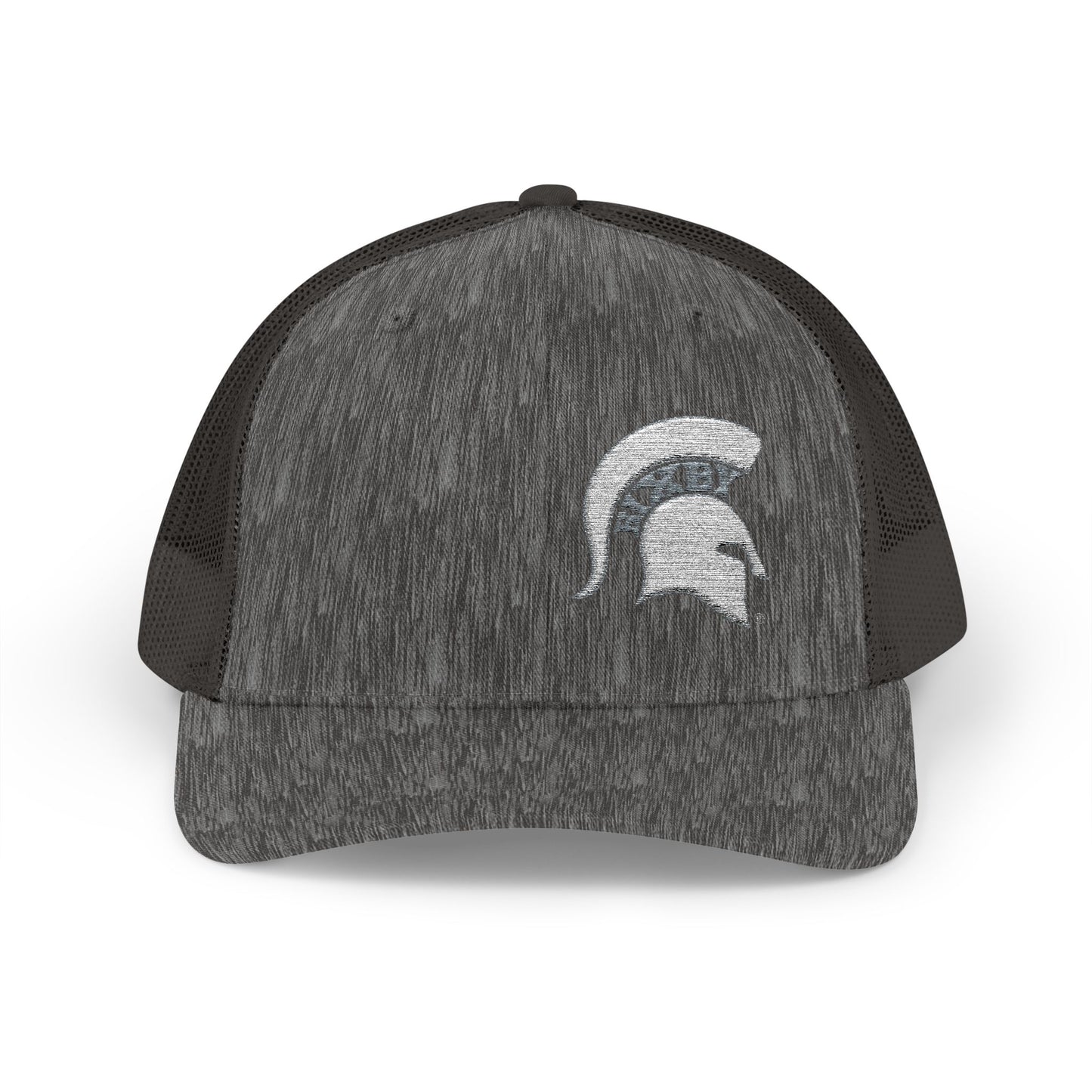 Spartan Helmet Trucker Cap Embroidered Snapback