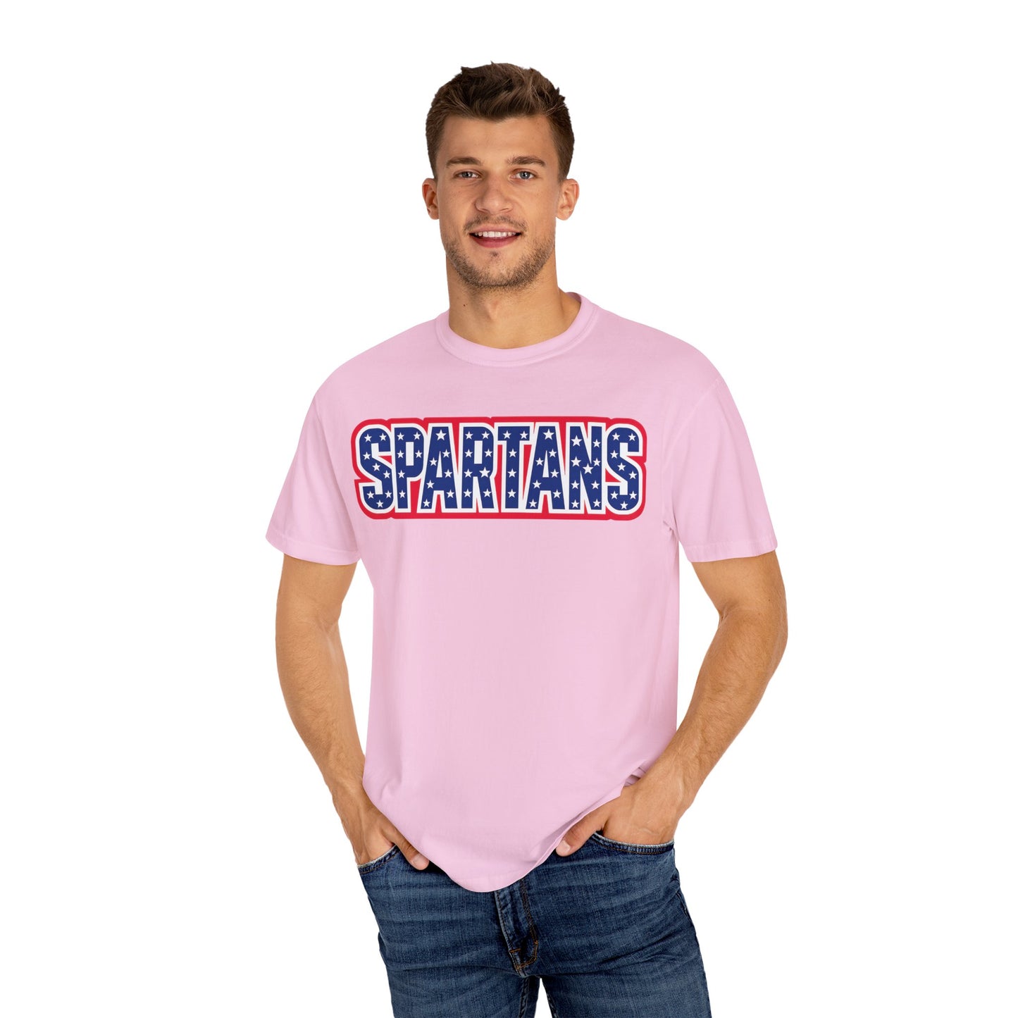 Spartans Patriotic Comfort Colors Tee