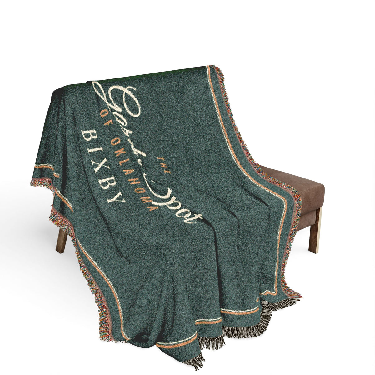 Garden Spot of Oklahoma Woven Throw Blanket