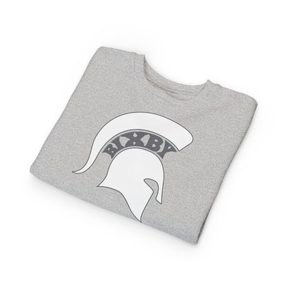 Bixby Spartan White Logo Toddler Rabbit Skins Sweatshirt