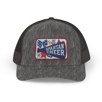 Spartan Cheer Embroidered Trucker Snapback