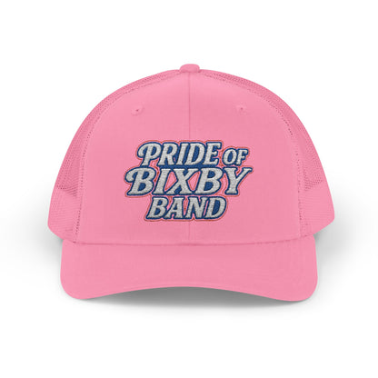 Pride of Bixby Band Embroidered Trucker Snapback
