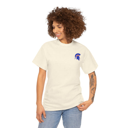 Spartan Blue Logo Gildan Tee