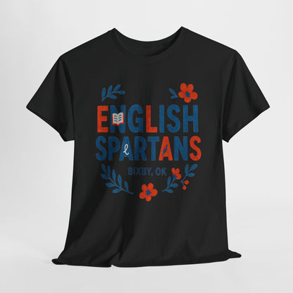 English Floral Spartan Gildan Tee