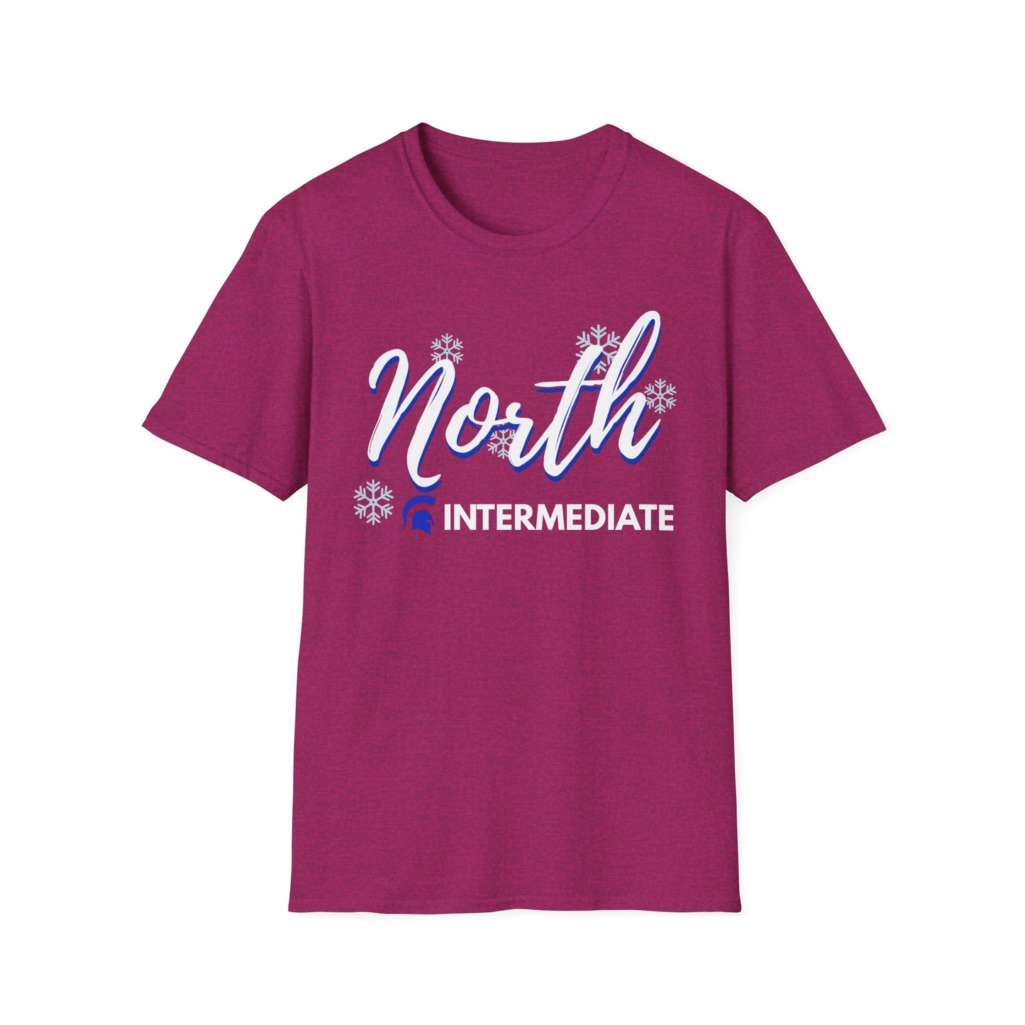 Bixby Spartan North Intermediate Snow Day Softstyle Tee