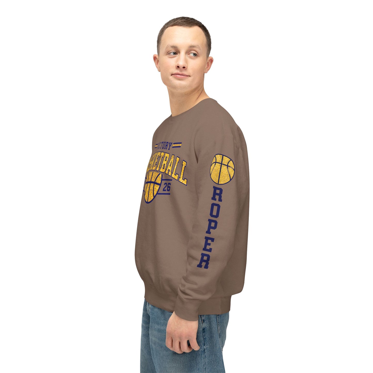 Victory Basketball Crewneck Comfort Colors Sweatshirt