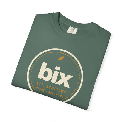 bix Stamp Bixby, Oklahoma Comfort Colors Tee