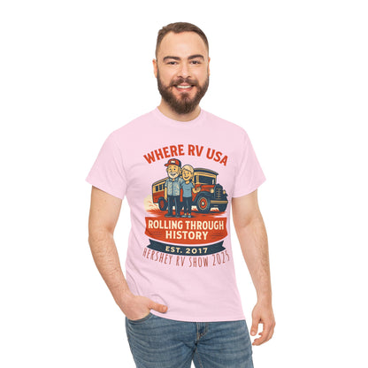 Where RV USA Rolling Through History Limited Edition Tee