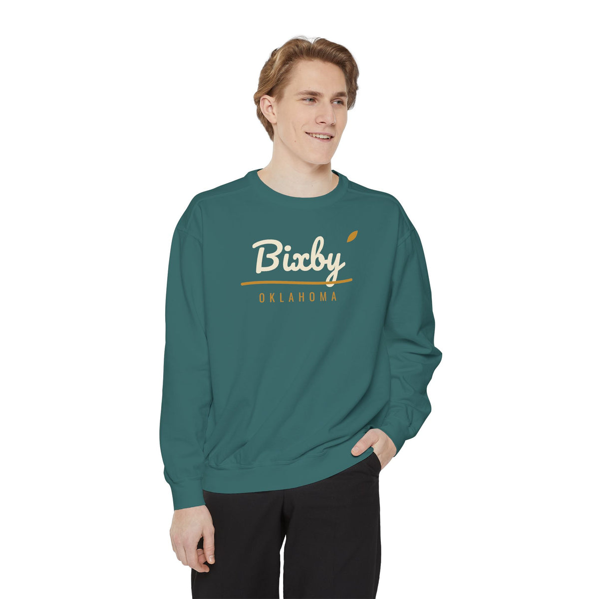 Bixby Oklahoma Script Crewneck