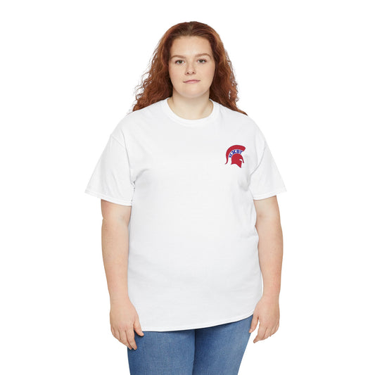 Spartan Red Logo Gildan Tee