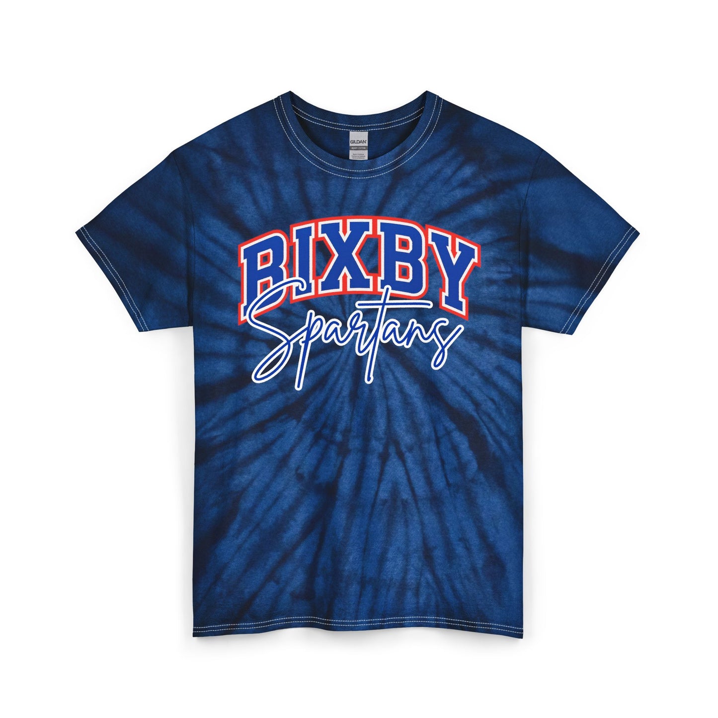 Bixby Spartans Gildan Tie-Dye Tee