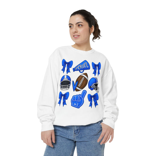 Bixby Spartan Cheer & Football Comfort Colors Sweatshirt
