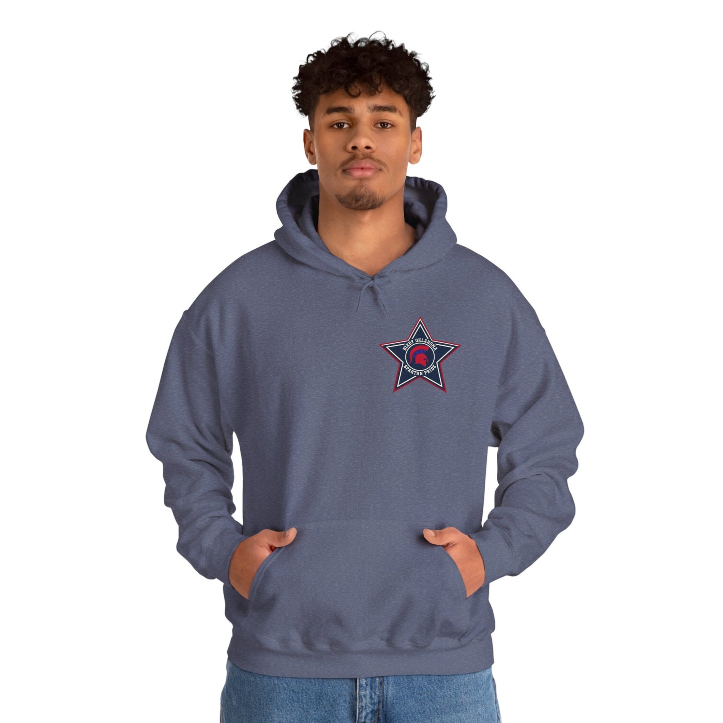 Spartan Pride Star Logo Gildan Hoodie