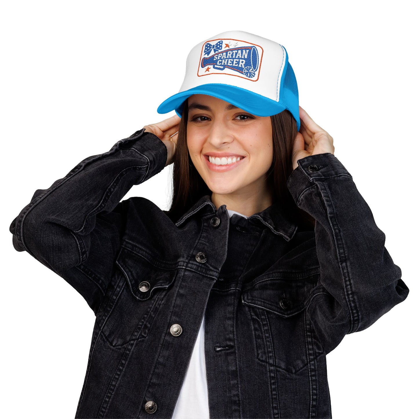 Spartan Cheer Embroidered Foam Trucker Hat