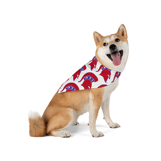 Bixby Spartans Red Logo Pet Bandana Tee