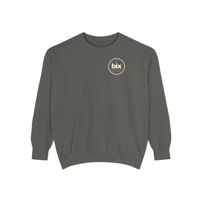 bix Stamp Left-Chest Crewneck