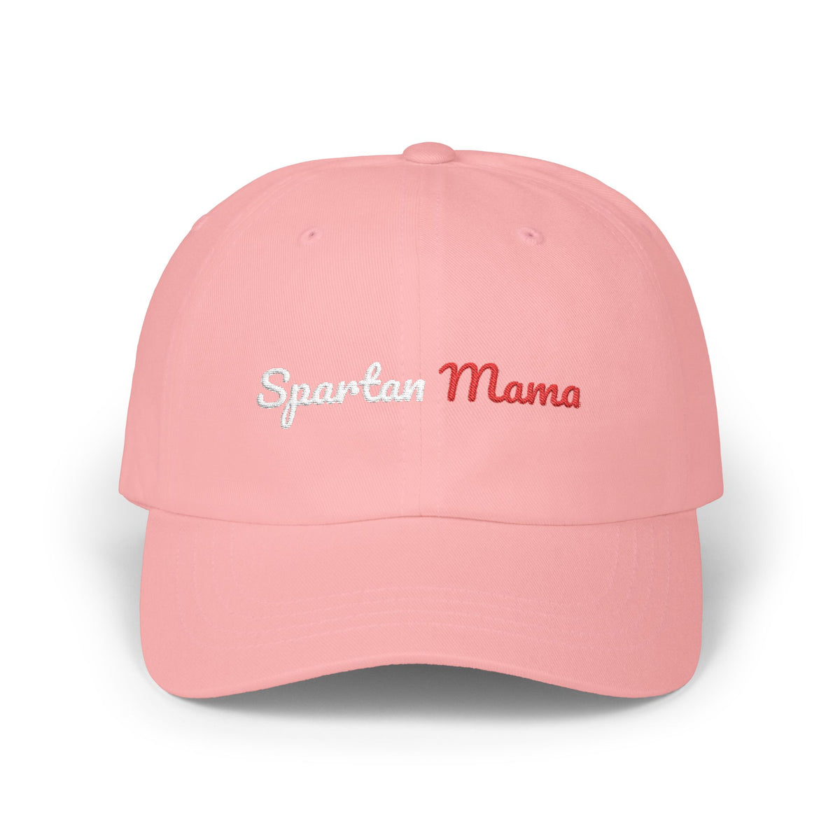 Spartan Mama Cap — Embroidered Military Print Baseball Hat