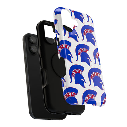 Bixby Spartan Blue Logo Impact Resistant iPhone Case