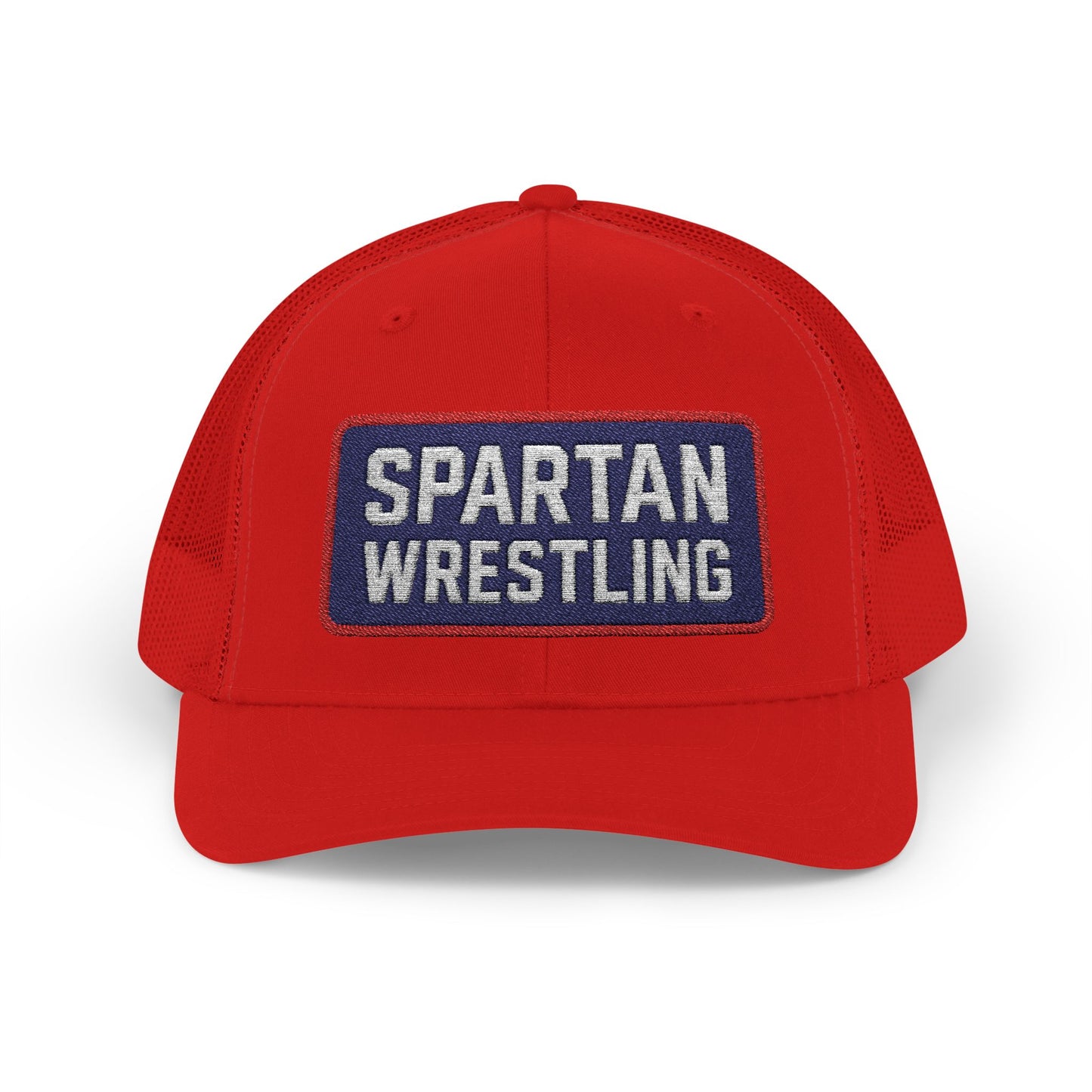 Spartan Wrestling Embroidered Trucker Hat