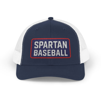 Spartan Baseball Embroidered Trucker Hat