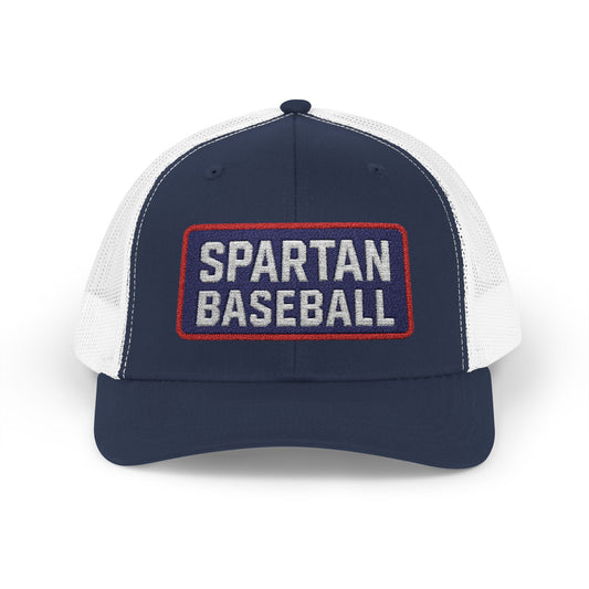 Spartan Baseball Embroidered Trucker Hat