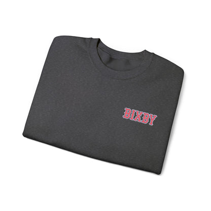 Embroidered Vintage Bixby Font Gildan Sweatshirt