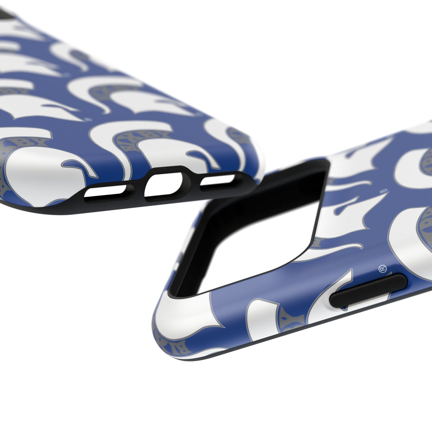 Bixby Spartan White Logo Impact Resistant iPhone Case