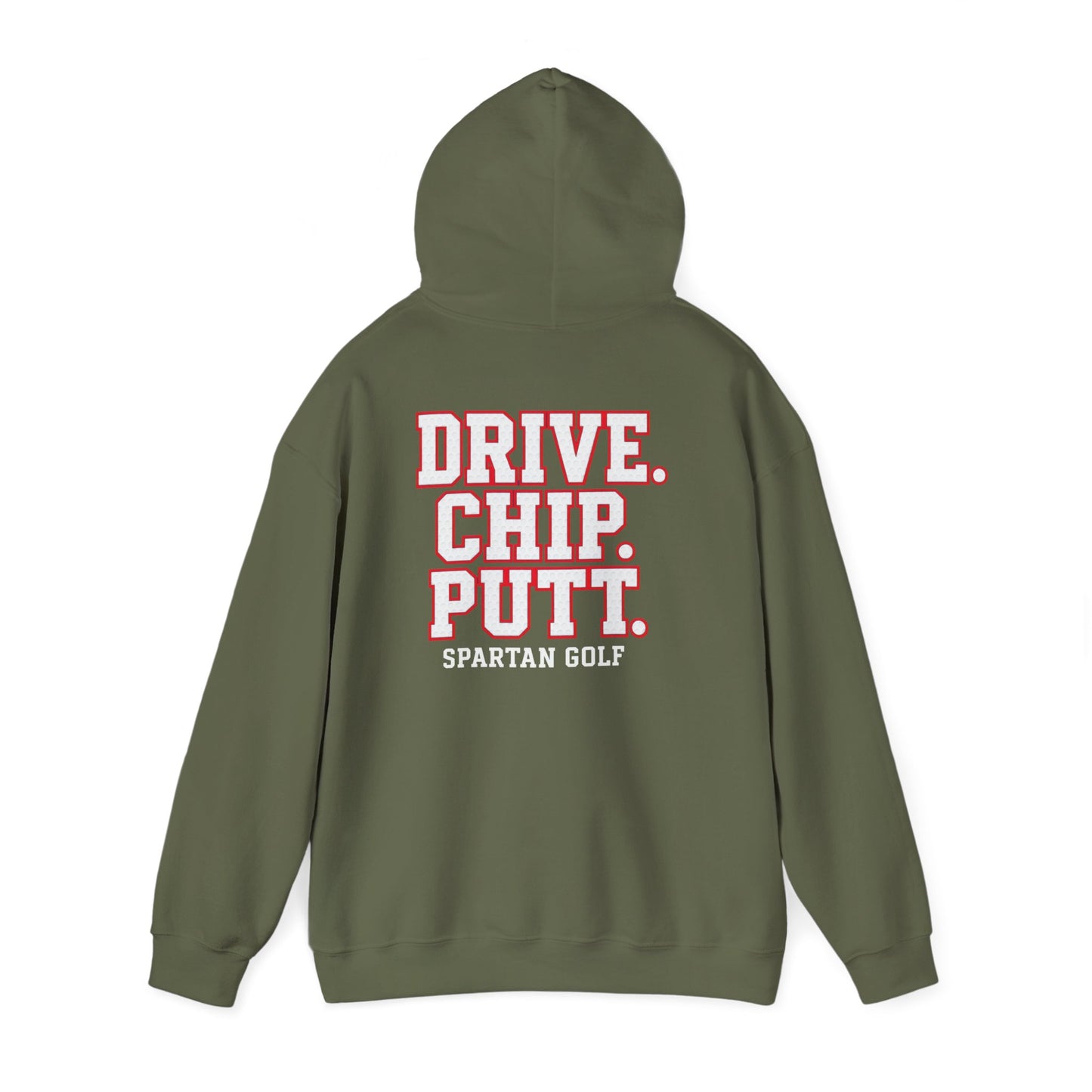 Drive. Chip. Putt. Spartan Golf Gildan Hoodie