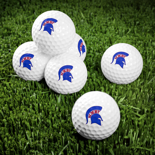 Spartan Blue Logo Golf Ball 6-Pack