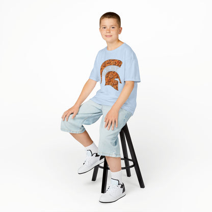 Bixby Spartan Gingerbread Helmet Youth Gildan Tee