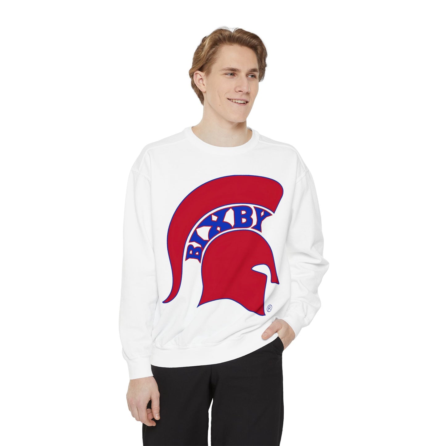 Bixby Spartan White Logo Sweatshirt