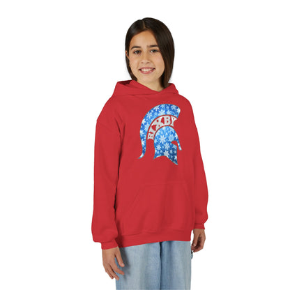 Bixby Spartan Winterfrost Youth Gildan Hoodie