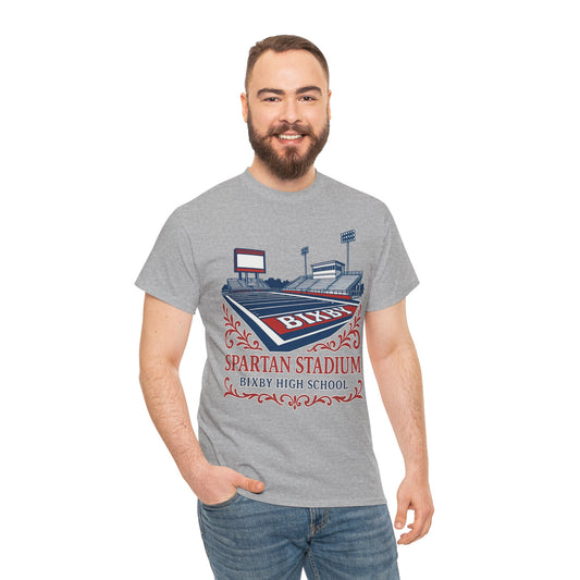 Ornate Spartan Stadium Gildan Tee